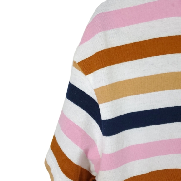 Madewell Easy Crop Tee in Beatrice Stripe - Picture 4 of 6
